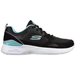 Skechers Women's Skech-Air Dynamic Carefree Way Trainers Black / Mint
