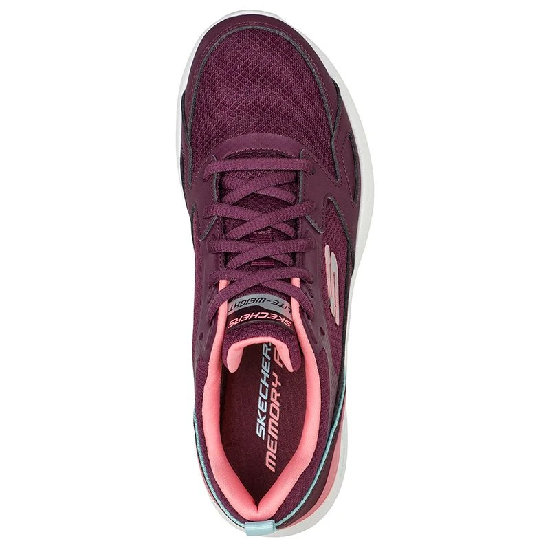 Skechers Women's Skech-Air Dynamic Carefree Way Trainers Burgundy / Pink Skechers Women's Skech-Air Dynamic Carefree Way Trainers Burgundy / Pink -Sports Clothing Store 149663 bupk b large