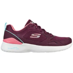 Skechers Women's Skech-Air Dynamic Carefree Way Trainers Burgundy / Pink