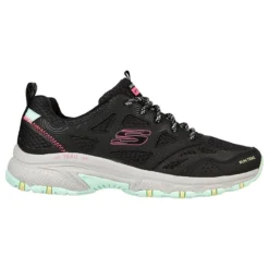 Skechers Women's Hillcrest Pure Escapade Walking Shoes Black Leather / Mesh / Multi Trim
