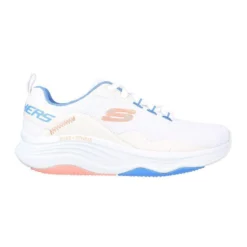 Skechers Women's D'Lux Fitness - Roam Free Runners White / Multi Trim