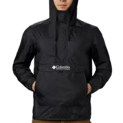 Columbia Men's Challenger™ Windbreaker Black -Sports Clothing Store 1714291010 3