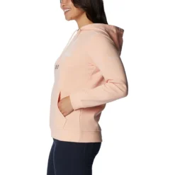 Columbia Women's Logo Hoodie Peach Blossom -Sports Clothing Store 1895751 890 a1 presethigh res jpeg 300 dpi