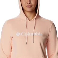 Columbia Women's Logo Hoodie Peach Blossom -Sports Clothing Store 1895751 890 a2 presethigh res jpeg 300 dpi