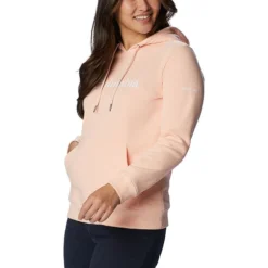 Columbia Women's Logo Hoodie Peach Blossom -Sports Clothing Store 1895751 890 a3 presethigh res jpeg 300 dpi