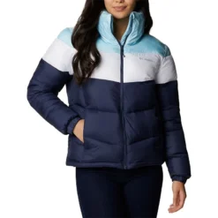 Columbia Women's Puffect™ Colorblock Jacket Nocturnal / White