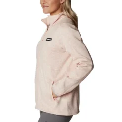 Columbia Women's Sweater Weather™ Fleece Jacket Peach Blossom Heather -Sports Clothing Store 1958933 890 a1