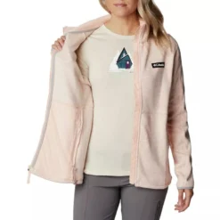 Columbia Women's Sweater Weather™ Fleece Jacket Peach Blossom Heather -Sports Clothing Store 1958933 890 a3