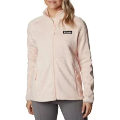 Columbia Women's Sweater Weather™ Fleece Jacket Peach Blossom Heather