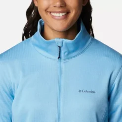 Columbia Women's Park View™ Half Zip Fleece Vista Blue Heater -Sports Clothing Store 1959703 456 a2 om