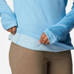 Columbia Women's Park View™ Half Zip Fleece Vista Blue Heater -Sports Clothing Store 1959703 456 a3 om