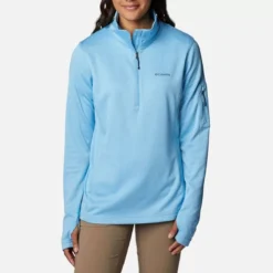 Columbia Women's Park View™ Half Zip Fleece Vista Blue Heater
