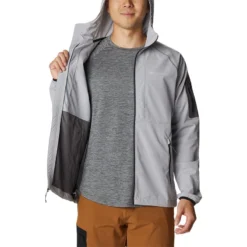 Columbia Men's Tall Heights™ Hooded Softshell Jacket Columbia Grey 2 Columbia Men's Tall Heights™ Hooded Softshell Jacket Columbia Grey -Sports Clothing Store 1975591 039 a3