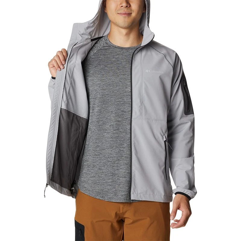 Columbia Men's Tall Heights™ Hooded Softshell Jacket Columbia Grey Columbia Men's Tall Heights™ Hooded Softshell Jacket Columbia Grey -Sports Clothing Store 1975591 039 a3