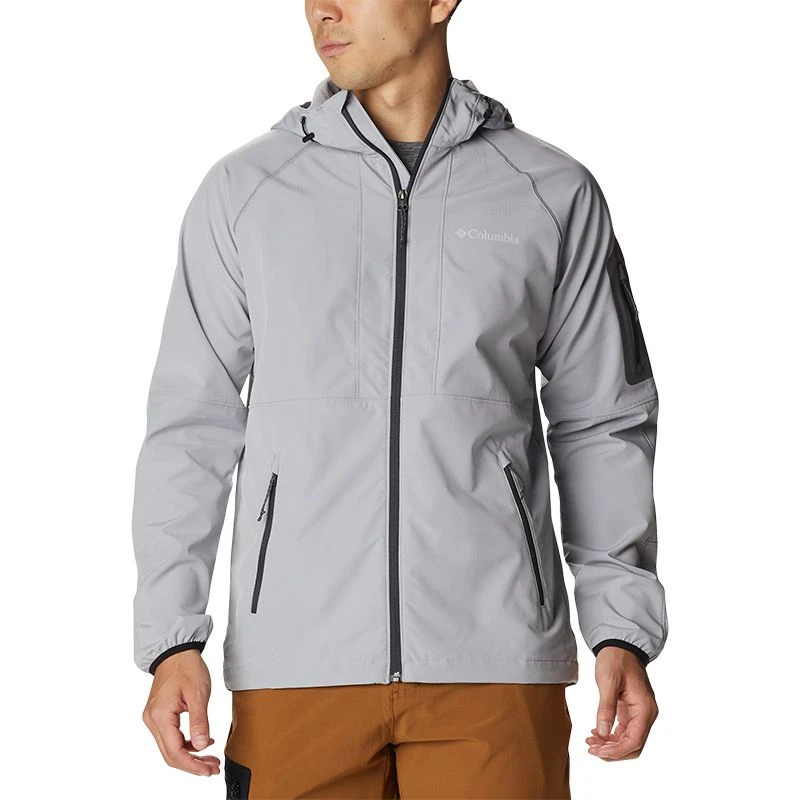 Columbia Men's Tall Heights™ Hooded Softshell Jacket Columbia Grey Columbia Men's Tall Heights™ Hooded Softshell Jacket Columbia Grey -Sports Clothing Store 1975591 039 f