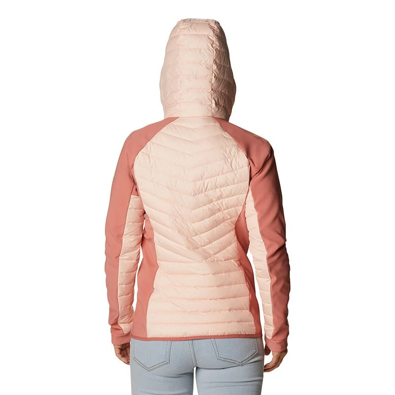 Columbia Women's Powder Lite™ Hybrid Hooded Jacket Peach Blossom / Dark Coral Columbia Women's Powder Lite™ Hybrid Hooded Jacket Peach Blossom / Dark Coral -Sports Clothing Store 2007761 890 b presethigh res jpeg 300 dpi