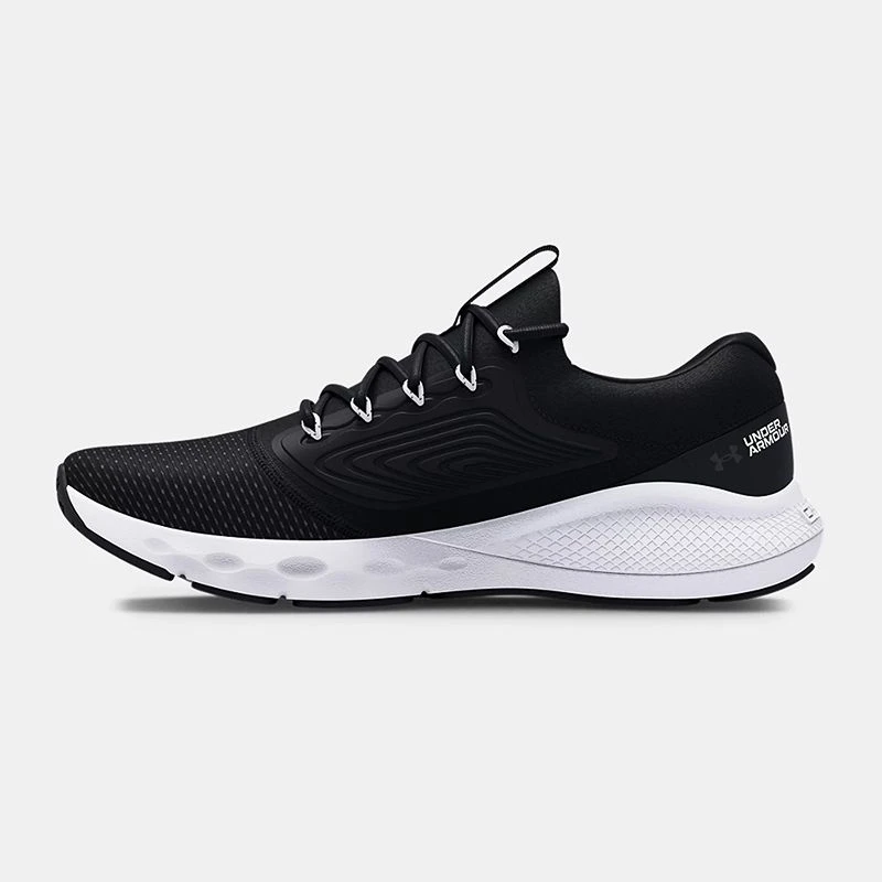 Under Armour Men's Charged Vantage 2 Running Shoes Black / Black / White Under Armour Men's Charged Vantage 2 Running Shoes Black / Black / White -Sports Clothing Store 3024873 001 a