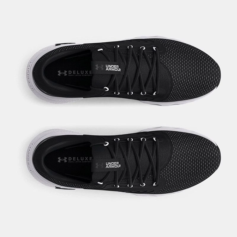 Under Armour Men's Charged Vantage 2 Running Shoes Black / Black / White Under Armour Men's Charged Vantage 2 Running Shoes Black / Black / White -Sports Clothing Store 3024873 001 toe