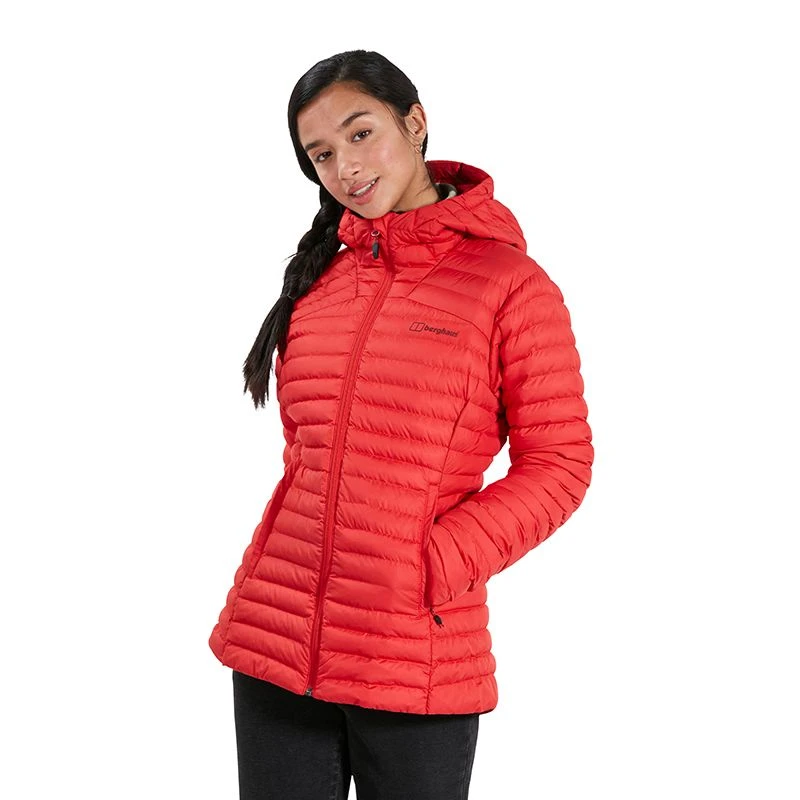 Berghaus Women's Nula Micro Jacket With Hood Goji Berry Berghaus Women's Nula Micro Jacket With Hood Goji Berry -Sports Clothing Store 4 a000780gw2