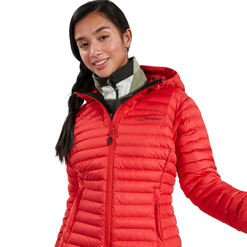 Berghaus Women's Nula Micro Jacket With Hood Goji Berry Berghaus Women's Nula Micro Jacket With Hood Goji Berry -Sports Clothing Store 4 a000780gw2