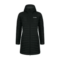 Berghaus Women's Nula Micro Long Jacket With Hood Black