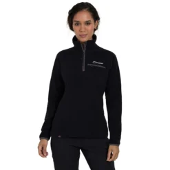 Berghaus Women's Prism 2.0 Micro Fleece Half Zip Black