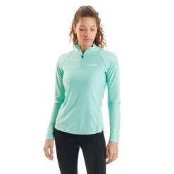 Berghaus Women's 24/7 Half Zip Dusty Jade Green