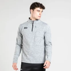 Men's Myles Fleece Half Zip Top Grey