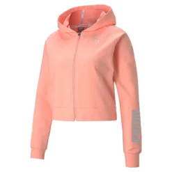 Puma Women's RTG Full Zip Hoodie Apricot Blush