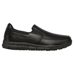 Skechers Men's Work Relaxed Fit®: Nampa - Groton SR Slip-On Runners Black / Black