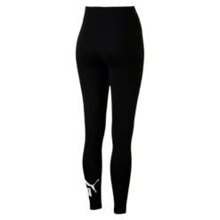 Puma Women's Essentials Logo Leggings Black / White