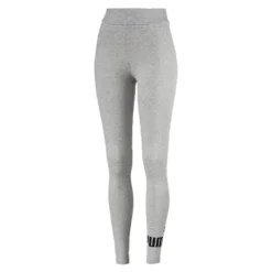 Puma Women's Essentials Logo Leggings Grey / Black