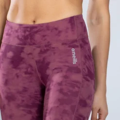 Women's Kora 7/8 Leggings Purple / Silver 6 Women's Kora 7/8 Leggings Purple / Silver -Sports Clothing Store am3a0139