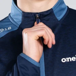 Men's Zack Brushed Half Zip Top Marine / Blue 2 Men's Zack Brushed Half Zip Top Marine / Blue -Sports Clothing Store am3a0336