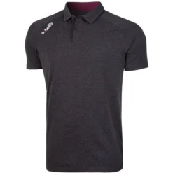 Men's Aspen Polo Marl Black / Maroon