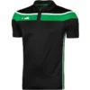Men's Auckland Polo Shirt Black / Emerald / White