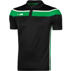 Men's Auckland Polo Shirt Black / Emerald / White