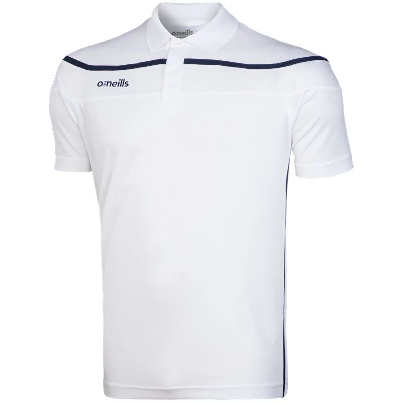 Men's Auckland Polo Shirt White / Navy Men's Auckland Polo Shirt White / Navy -Sports Clothing Store auckland k20 polo wht mar 1 1