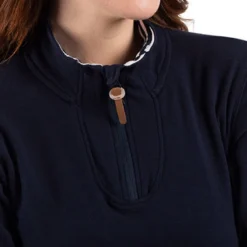 Trespass Women's Fleece AT200 Big Heart Navy -Sports Clothing Store bigheart faflfltr0046 na1 m05