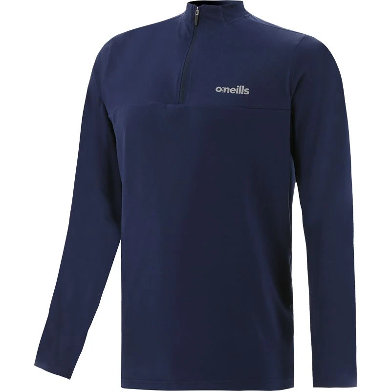 Men's Cathal Brushed Half Zip Top Marine Men's Cathal Brushed Half Zip Top Marine -Sports Clothing Store cathal 122 hz brush top mar 1
