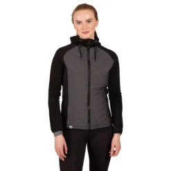 Trespass Women's Grace Full Zip Hybrid Jacket Black