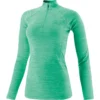 Women's Madison Half Zip Midlayer Top Mint Green