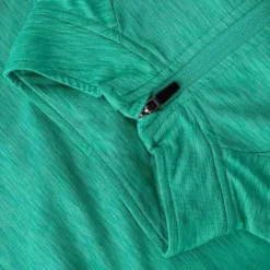 Women's Madison Brushed Half Zip Top Green -Sports Clothing Store madi 122 0 gen gn wmns p4