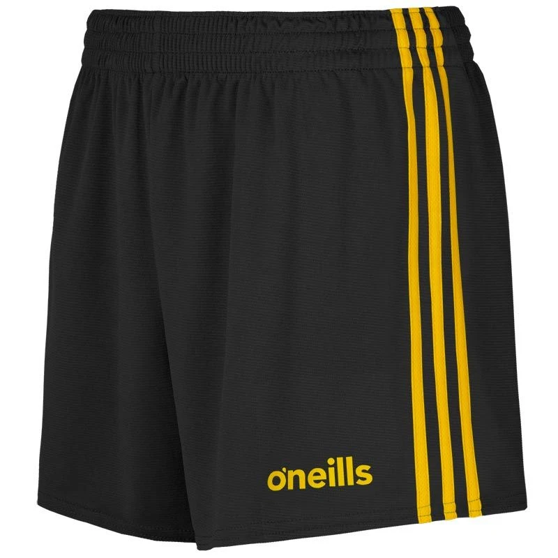 Mourne Shorts Black / Amber Mourne Shorts Black / Amber -Sports Clothing Store mourne gaelic shorts blk amb 1 1