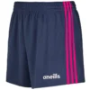 Mourne Shorts Navy / Paradise Pink