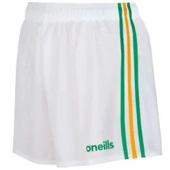 Mourne Shorts White / Green / Amber
