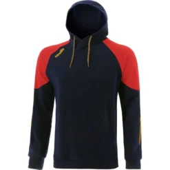 Sports Clothing Store 37 Men's Oslo Fleece Pullover Hoodie Marine / Red / Amber