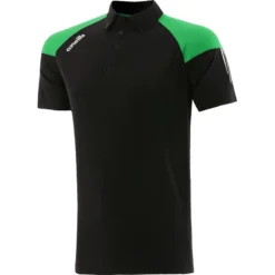 Men's Oslo Polo Shirt Black / Green / White