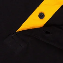 Women's Portugal Cotton Polo Shirt Black / Maroon / Amber -Sports Clothing Store portugal cotton polo unisex blk maroon amb 4 2