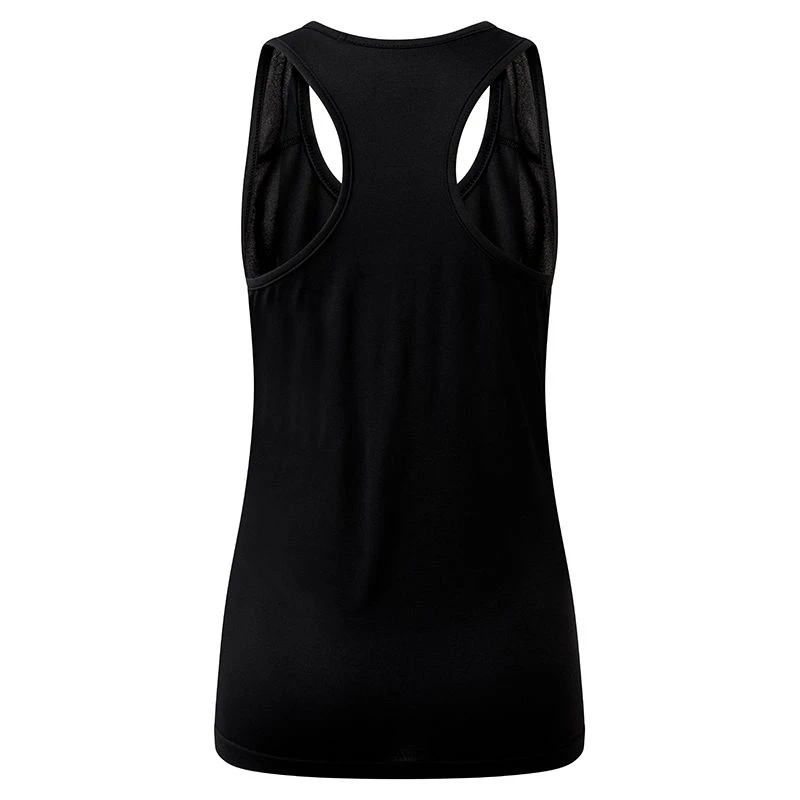 Ronhill Women's Core Vest Black / Bright White -Sports Clothing Store rh 005196 r009 all black cfwd womens core vest back
